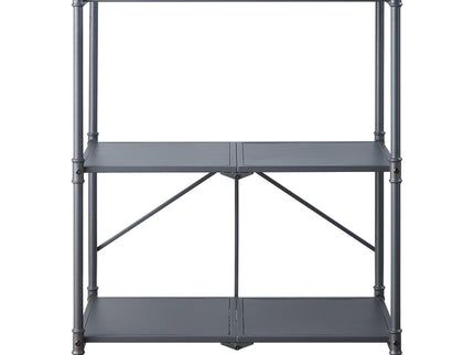 Cordelia - Hand-Brushed Console Table - Black / Bronze