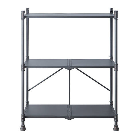 Cordelia - Hand-Brushed Console Table - Black / Bronze