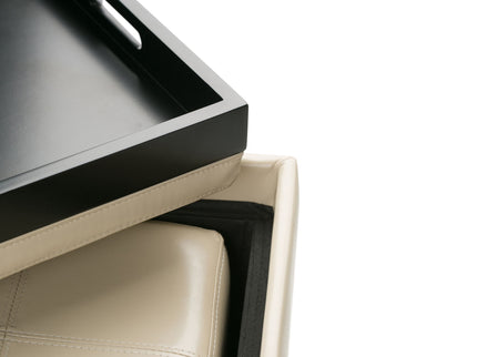 Avalon - 5 Piece Storage Ottoman, Contemporary