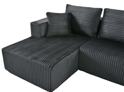 U-Shaped Modular Sectional Sofa With Double Chaise, Oversized Deep Seat For Living Room