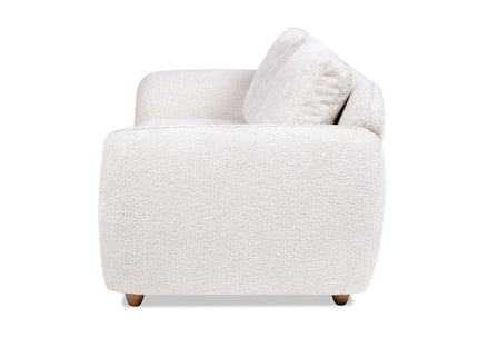 Sharon - Puffy Arm Sofa - Alpaca Off-White