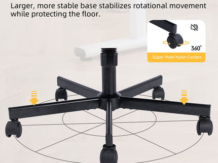 Criss Cross Armrest Office Chair With Wheels