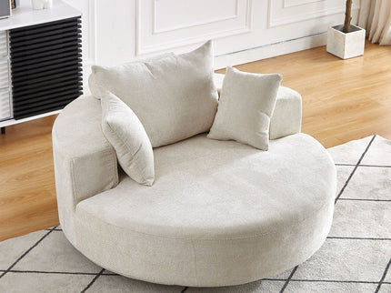 Swivel Chair With Rotating Base For Living Room