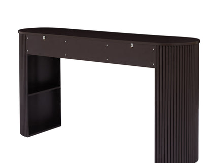Retro Console Table With Storage, 3 Drawers