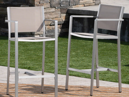 Outdoor Rust Proof Aluminum Barstools (Set of 2)