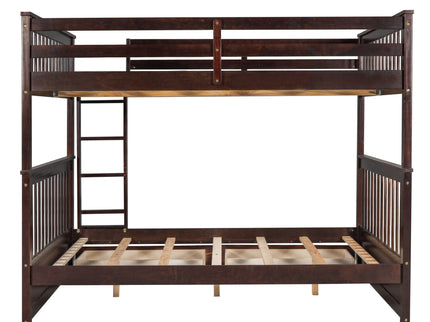 Bunk Bed With Ladders And 2 Storage Drawers