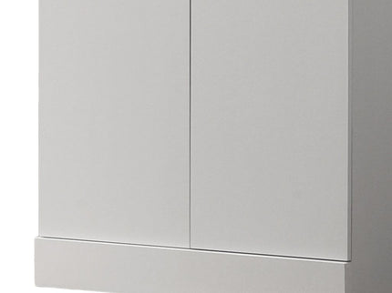 Alara - Height Simplistic Double Door Storage Cabinet - White