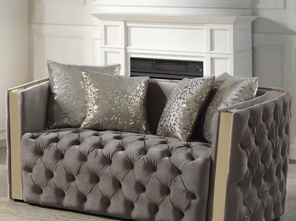 Naomi - Button Tufted Loveseat