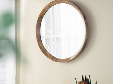 Transitional Decor Style Wall Mirror Decor With Frame For Bathroom