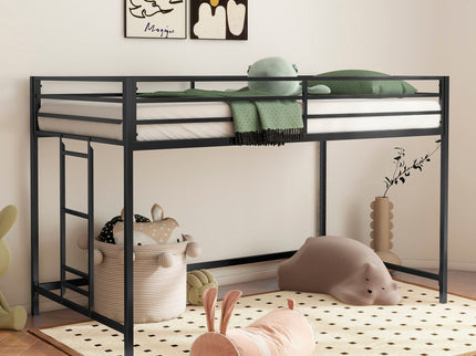 Adam - Twin Loft Bunk - Black