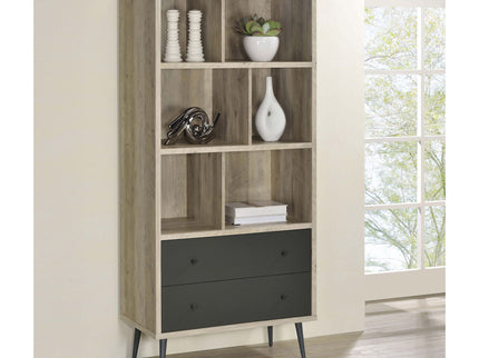 Minerva - 3 Shelf Bookcase With Drawers - Natural