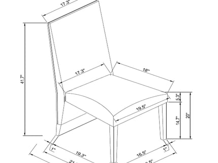 Stacey - Dining Table Set & 4 Chairs