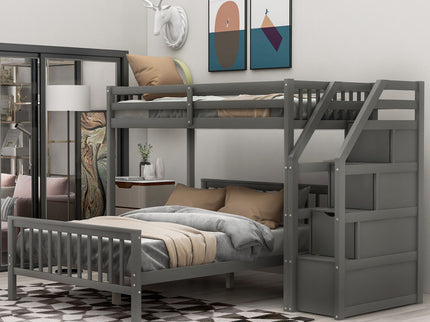 Loft Bed With Staircase And Storage