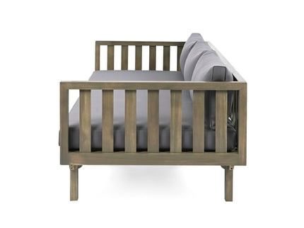 Claremont - 3 Seater Daybed Teak Acacia Wood Water Resistant Cushions