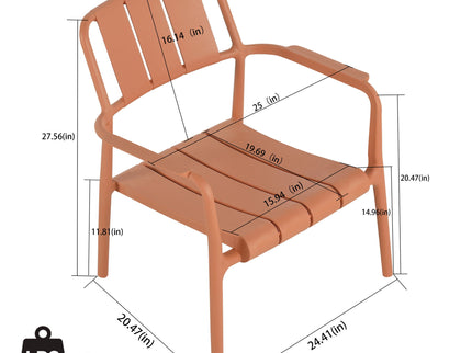 3 Piece Indoor / Outdoor Leisure Table And Chair Set