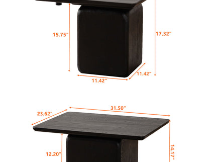 Square Coffee Table Set (Set of 2)