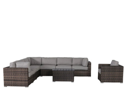 Stylish Entertainment Sectional Set, Outdoor Living