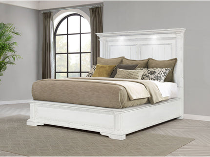 LED Light Panel Bed With Traditional Design