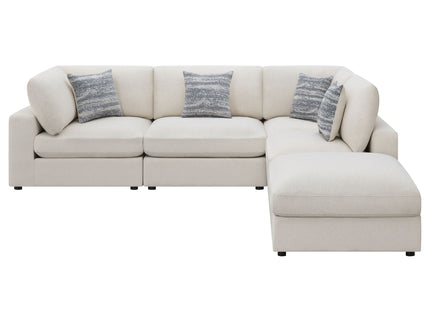 Dulcy - 5 Piece Modular Sectional Sofa - Beige
