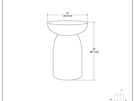 Boyd - Line Accent Table - Black