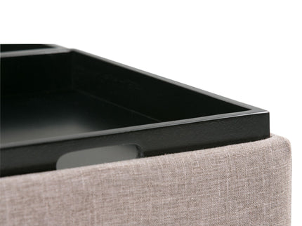 Avalon - Square Coffee Table, Storage Ottoman