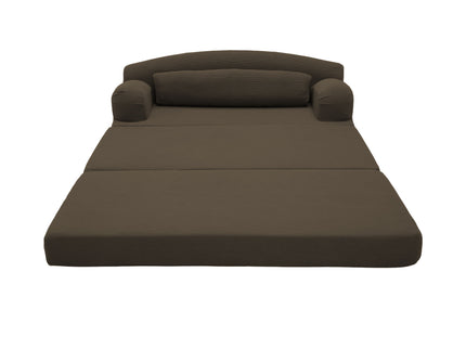 2 Seater Sofa Bed, Compact Foldable Floor Couch
