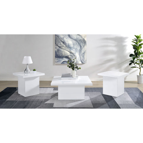 Eldridge - Coffee Table Set With Square Tops