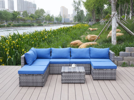 Patio Sofa With Cushions