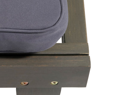 Ariana - Wood Chaise Lounge With Cushion