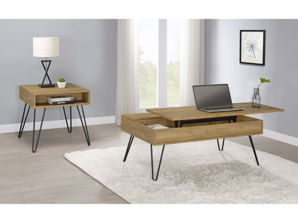 Square End Table - Brown