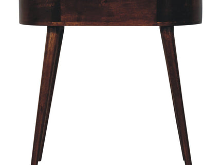 Rounded Wood Table