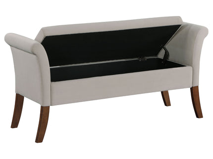 Pasley - Rolled Arm Storage Bench
