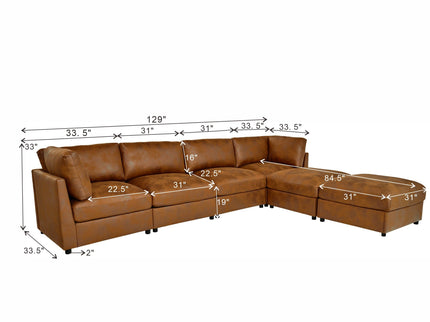 Modular Sectional With Custom Configuration