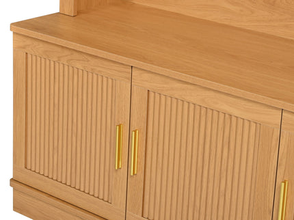 Arched Top Hall Tree With 5 Hooks