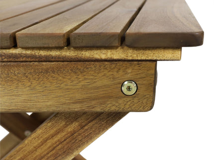 Outdoor Folding Wooden Side Table