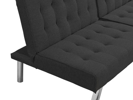 Modern Sofa Bed With Wood Frame And Stainless Legs
