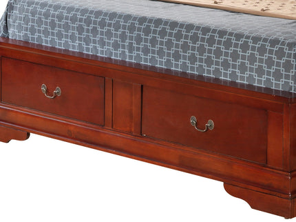 Upholstered Panel Sleigh Bed Design