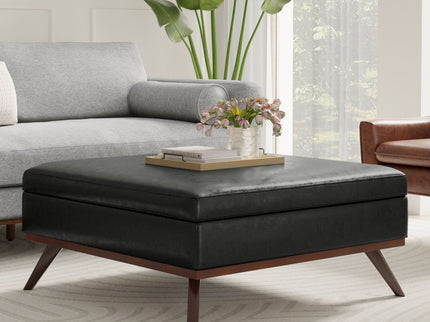 Owen - Multifunctional Square Coffee Table Storage Ottoman