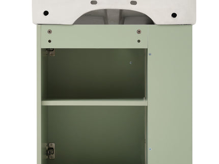 Modern Floating Bathroom Vanity With Ceramic Basin Perfect For Small Bathrooms