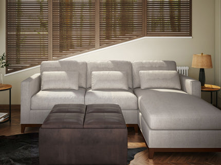 Avalon - Upholstered Square Coffee Table Storage Ottoman