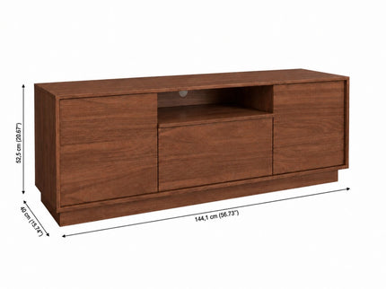 TV Stand For TVs Up To 65" With 2 Doors, 1 Drawer And 1 Open Shelf