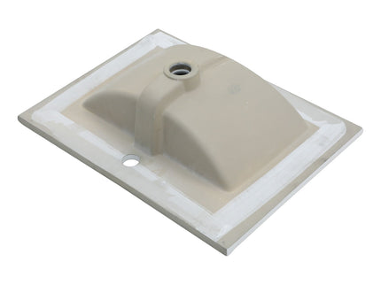 Console Sink With Legs, 24" X 18", Durable Porcela With Frame - White / Black