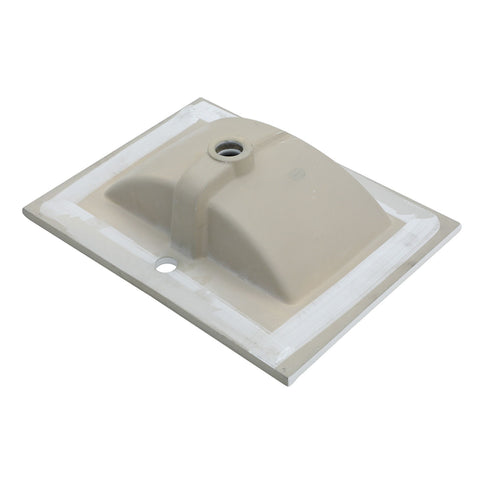 Console Sink With Legs, 24" X 18", Durable Porcela With Frame - White / Black