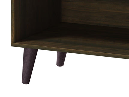 Amidon - TV Stand, With 2 Storage Shelves And 1 Cabinet