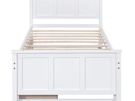 Platform Bed With Trundle And Drawers