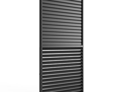 Louver Grille 1 / 3 10Ft Frame & Louvers - Black