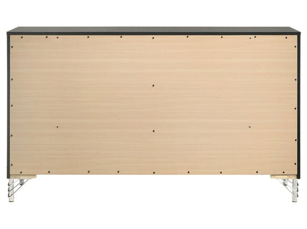 Malcolm - 6 Drawer Dresser Cabinet - Black