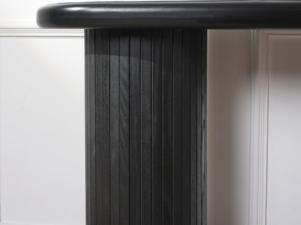 Fluted Cylinder Console Table - Black