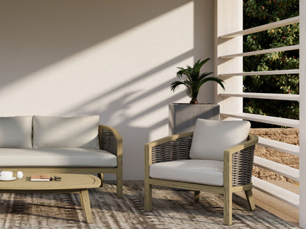 Parkside - Outdoor Conversation Chair (Set of 2) - Natural