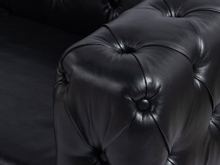 Square Arm Removable Cushion 3 Seater Sofa
